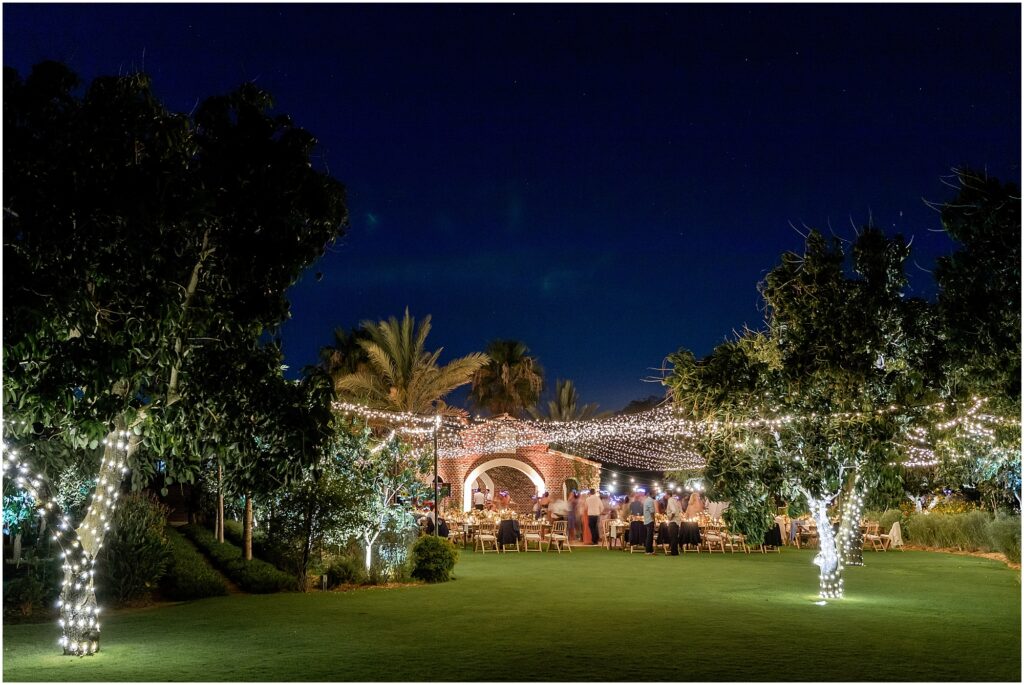 Wedding Reception at Flora Farms